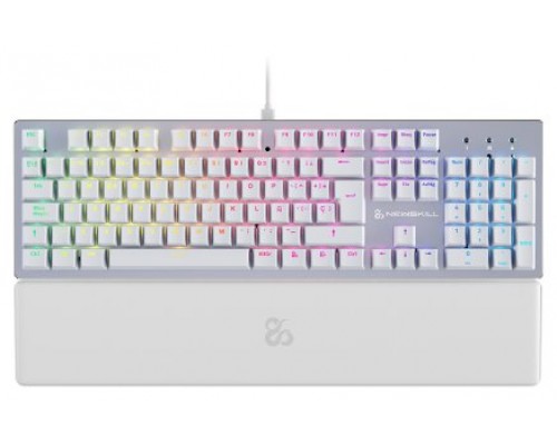 Newskill Gaming NS-KB-SERIKEV2 teclado USB QWERTY Español Blanco (Espera 4 dias)