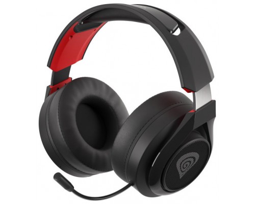 AURICULARES GAMING INALAMBRICO GENESIS SELEN 400 2.0 MINI JACK, USB NEGRO-ROJO