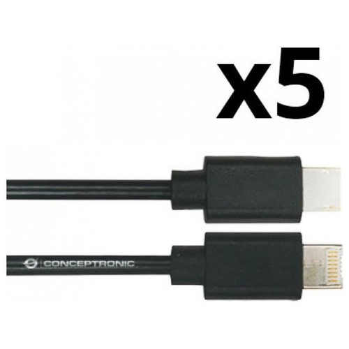 CABLE USB-C A USB-C 2M NORTESS KIT 5 UNIDADES COLOR