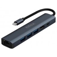 NILOX Docking Station Usb C 6 en 1
