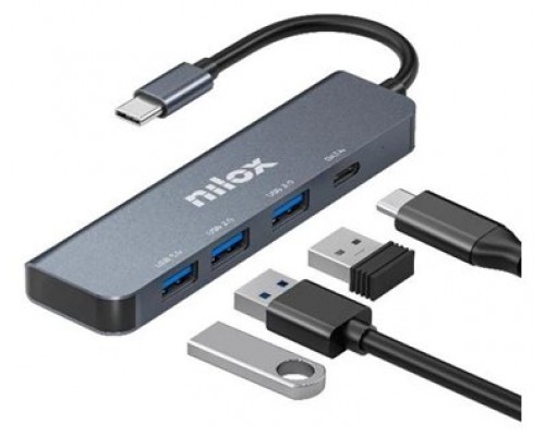 Nilox Hub USB C 3XUSB 3.0 1XUSBC