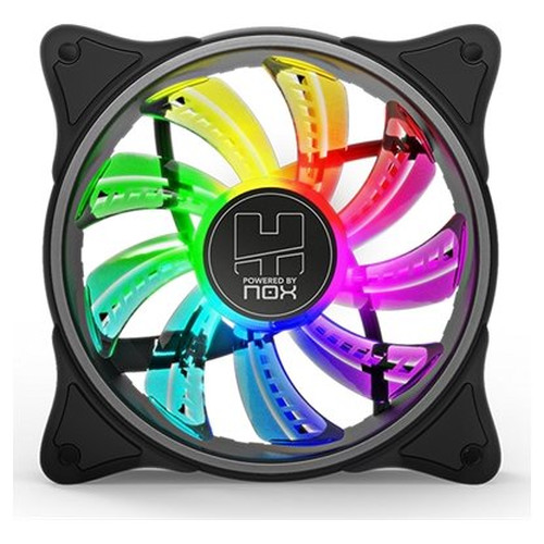 NOX VENTILADOR CAJA HUMMER A-FAN ARGB INNER GLOW FAN. 120mm (Espera 4 dias)