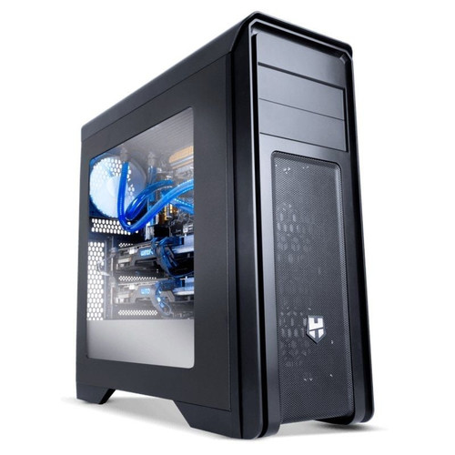 CAJA SEMITORRE/ATX NOX HUMMER ZX S/FUENTE USB3.0 NEGRA