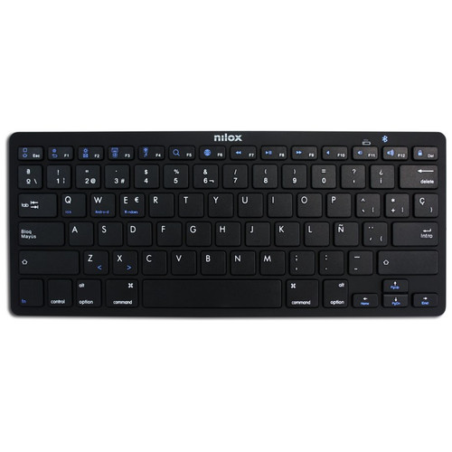 Nilox Teclado NXKB01B Bluetooh, Negro-IA30 Nilox Teclado NXKB01B Bluetooh, Negro