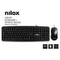 TECLADO + RATON NILOX USB