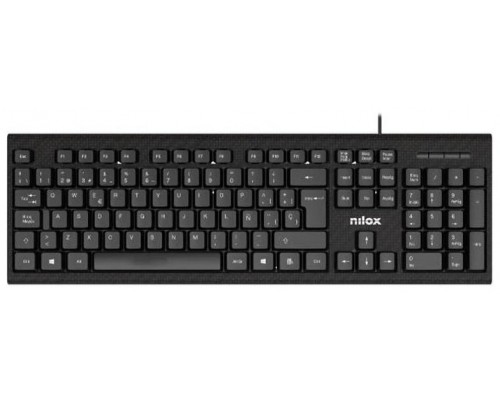 NILOX Kit Teclado+raton NXKME0011 Usb NEgro
