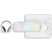 KROM KENTA PC Combo Gaming 4 en 1 RGB Blanco