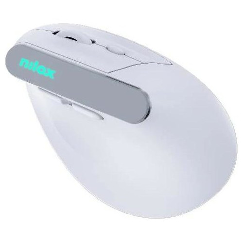 Nilox Ratón Wir Vertical Rec. Silen 1600DPI Blanco-IA30 Nilox Ratón Wir Vertical Rec. Silen 1600DPI Blanco