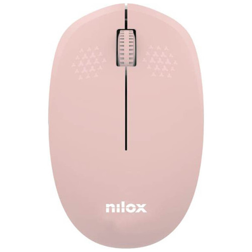 Nilox Rat&oacute;n Wireless, 1000 DPI, 3 botones, Rosa