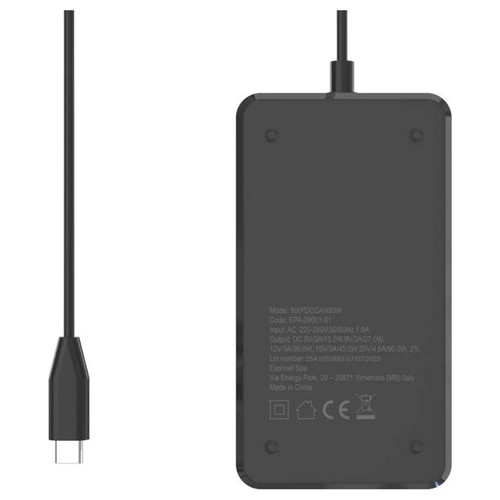 NILOX Alimentador gan usb-c para portátil -90w-IA99 NILOX Alimentador gan usb-c para portátil -90w