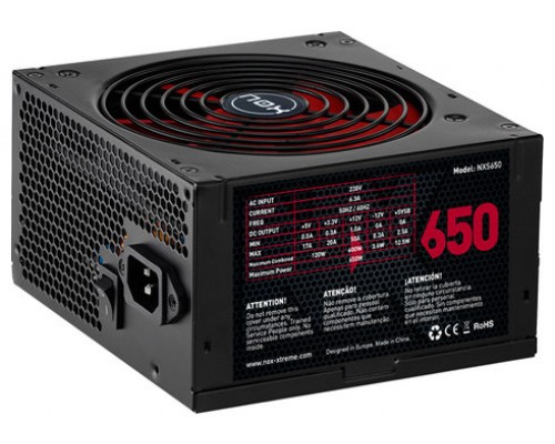 FUENTE ALIMENTACION 650W NOX NX PFC-ACTIVO 87+ 14CM