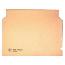 GIO Paq.25 carpetas colgantes visor lateral lomo V A4 Kraft bicolor-IR40 GIO Paq.25 carpetas colgantes visor lateral lomo V A4 Kraft bicolor