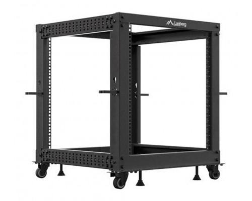 ARMARIO LANBERG ABIERTO RACK 19" 12U 600X600 AJUSTABLE HASTA 1100 NEGRO