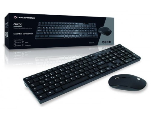 TECLADO Y MOUSE CONCEPTRONIC WIRELESS ORAZIO ALEMAN