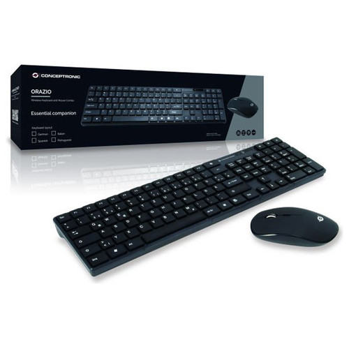 TECLADO Y MOUSE CONCEPTRONIC WIRELESS ORAZIO ALEMAN-SX30 TECLADO Y MOUSE CONCEPTRONIC WIRELESS ORAZIO ALEMAN