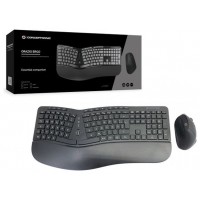 Pack Teclado Y Mouse Wireless Ergonomico Conceptronic