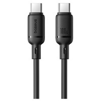 OS-BASEUS SILKY SERIES FAST CHARGING CABLE TYPE-C TO TYPE-C 100W 1M CLUSTER BLACK (Espera 4 dias)-SX40 OS-BASEUS SILKY SERIES FAST CHARGING CABLE TYPE-C TO TYPE-C 100W 1M CLUSTER BLACK (Espera 4 dias)