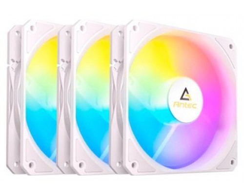 KIT 3 VENTILADORES AUXILIAR P12 A-RGB BLANCO ANTEC (Espera 4 dias)