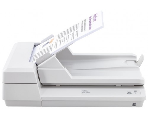 RICOH -FUJITSU Escaner SP-1425, Escaner de Oficina LED USB 2.0 con ADF/plano, Duplex, A4, 25 ppm/50 ipm.