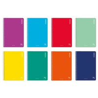 PACSA Cuaderno Pacsa Basic tapa carton 80h 60g cuadricula 5x5 folio colores surtidos-IR20 PACSA Cuaderno Pacsa Basic tapa carton 80h 60g cuadricula 5x5 folio colores surtidos
