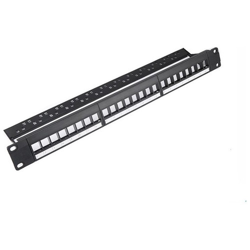 PEPEGREEN PATCH PANEL 24 PUERTOS Cat 6 UTP VACIO