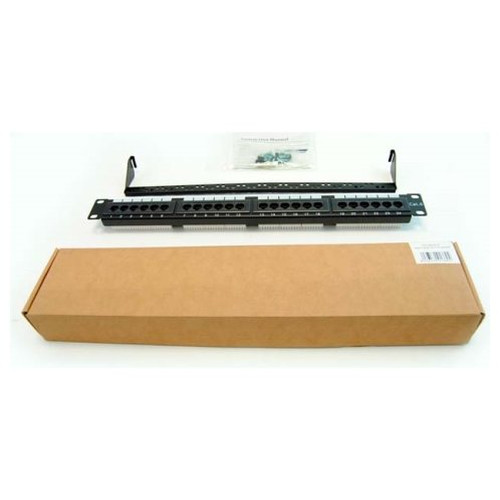 PEPEGREEN PATCH PANEL 24 PUERTOS Cat 6