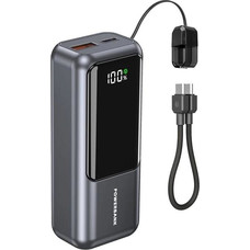 Gembird Powerbank con LCD 10000 mAh Gris-IA25 Gembird Powerbank con LCD 10000 mAh Gris