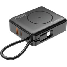 Gembird Powerbank inalámbrico 10000 mAh Negro-IA25 Gembird Powerbank inalámbrico 10000 mAh Negro