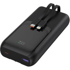 Gembird Powerbank con cables 20W 20000 mAh-IA25 Gembird Powerbank con cables 20W 20000 mAh
