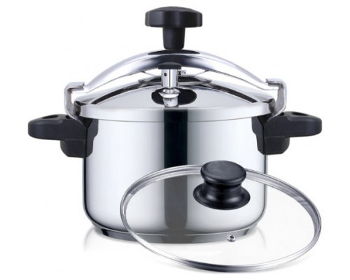 OLLA INOX PLUS + VALVULA ROTATIVA 8L HAEGER (Espera 4 dias)