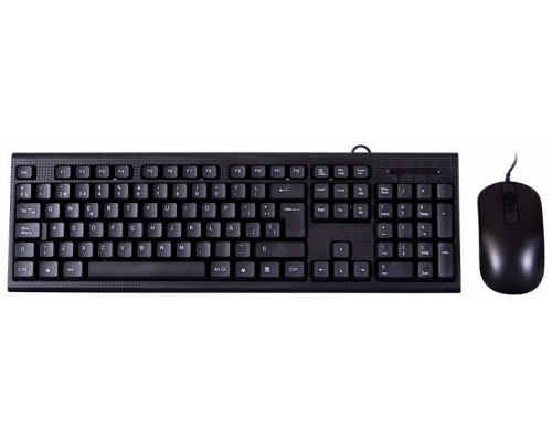 COMBO TECLADO/RATON COOLBOX USB NEGRO (PC-CASE)