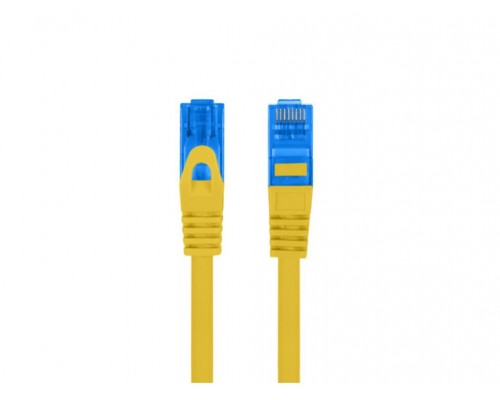 CABLE RED LANBERG CAT.6A S/FTP LSZH CCA 10M AMARILLO FLUKE PASSED
