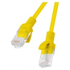 CABLE RED LANBERG LATIGUILLO CAT.6 UTP 0.25M AMARILLO FLUKE  PASSED