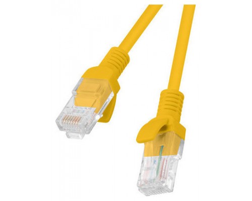 CABLE RED LANBERG LATIGUILLO CAT.6 UTP 1M NARANJA FLUKE  PASSED