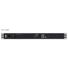 ATEN 18-OUTLET 1U PDU WITH CURRENT & VOLTAGE LCD DISPLAY, OVERCURRENT AND SURGE PROTECTION (10A) (16X C13) (PE1118SG-AT-G) (Espera 4 dias)