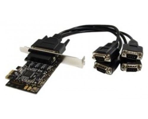 STARTECH TARJETA PCI-EXPRESS 4PUERTO SERIE