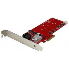 STARTECH TARJETA PCI-E 2X SSD NGFF M.2 2X SATA