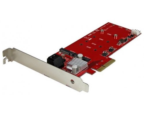 STARTECH TARJETA PCI-E 2X SSD NGFF M.2 2X SATA