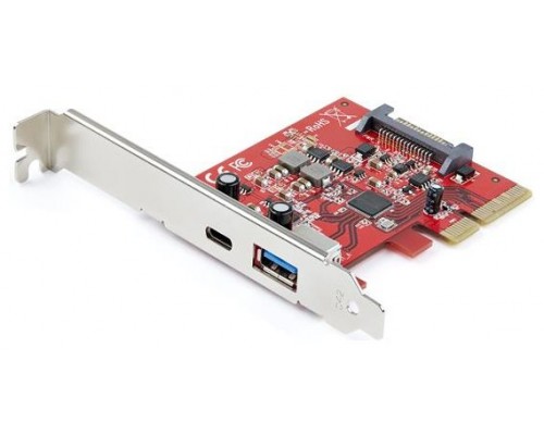 STARTECH TARJETA PCIE 1XUSBC 1XUSBA