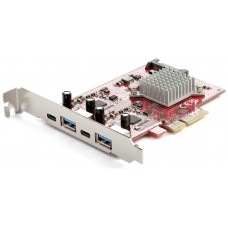 STARTECH TARJETA PCIE 4 PUERTOS USB 3.1 USBC USBA