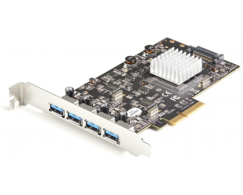 STARTECH TARJETA PCIE USB 4 PUERTOS 2 CHIPSETS