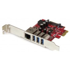 STARTECH TARJETA PCI-E HUB USB 3.0 COMBO RED