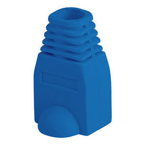 FUNDA PROTECTOR LANBERG CONECTOR RJ45 (PACK 100 UDS) AZUL