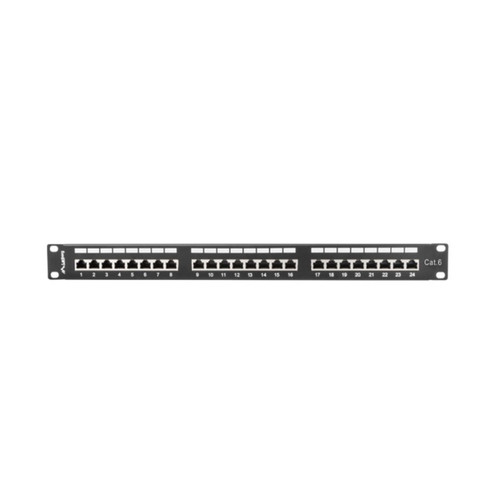 PATCH PANEL LANBERG 24 PUERTOS 1U 19" CAT.6 SFTP NEGRO-SX30 PATCH PANEL LANBERG 24 PUERTOS 1U 19" CAT.6 SFTP NEGRO