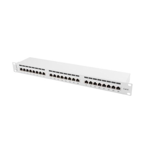 PATCH PANEL LANBERG 24 PUERTOS 1U 19" CAT.6 FTP GRIS-SX30 PATCH PANEL LANBERG 24 PUERTOS 1U 19" CAT.6 FTP GRIS