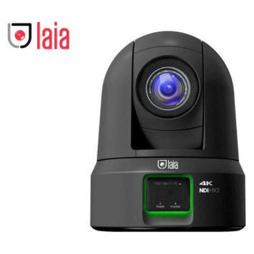 LAIA (PRC-425NB) BROADCASTER PRO 25X NDI 3G (BLACK) - C&Aacute;MARA PTZ, SENSOR SONY CMOS 1/1,8", 4KP60, LENTE CON ZOOM &Oacute;PTICO 25X. USB 3.0, HDMI, SDI, LAN Y LICENCIA NDI. IA CON AUTOSEGUIMIENTO. TALLY. COLOR NEGRO. 3 A&Ntilde;OS DE GARANT&Iac