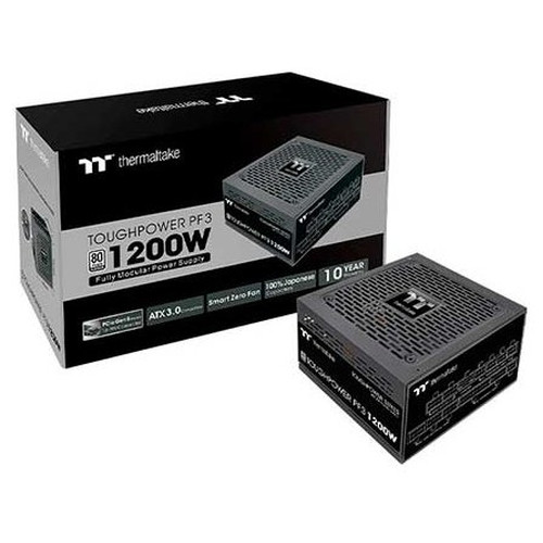 FUENTE ALIMENTACION THERMALTAKE TOUGH POWER PF3 1200W 80+ PLATINUM ATX NEGRO-SX20 FUENTE ALIMENTACION THERMALTAKE TOUGH POWER PF3 1200W 80+ PLATINUM ATX NEGRO