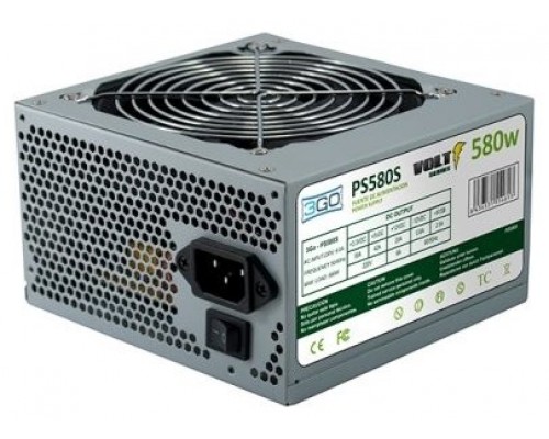 FUENTE ALIMENTACION 580W 3GO 2SATA 12CM ATX