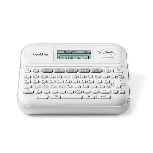 BROTHER Rotuladora electr&oacute;nica de sobremesa PT-D410 con conexi&oacute;n a PC