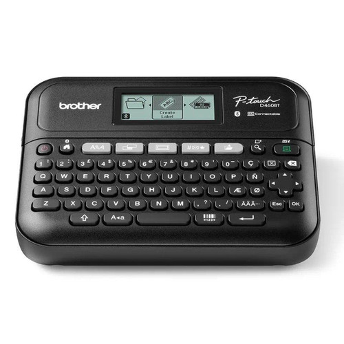 BROTHER Rotuladora electrónica de sobremesa PT-D460BTVP con teclado, conexión a PC y móvil-IR25 BROTHER Rotuladora electrónica de sobremesa PT-D460BTVP con teclado, conexión a PC y móvil